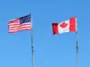 US and Canada flags